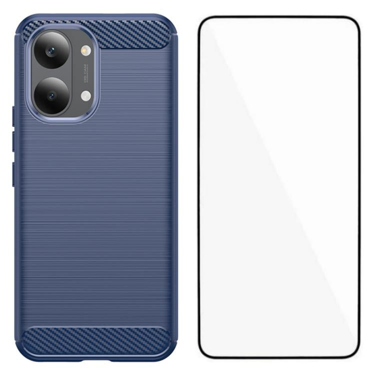 WANLONFENG Brushed Texture Shockproof TPU Phone Case with Screen Film, For Redmi Turbo 5 Max 5G, For Redmi Turbo 5 5G Global, For Redmi Note 15 5G Global 164mm, For Redmi K90 Pro Max / Poco F8 Ultra, For Redmi Note 15 4G Global 164mm                   ...
