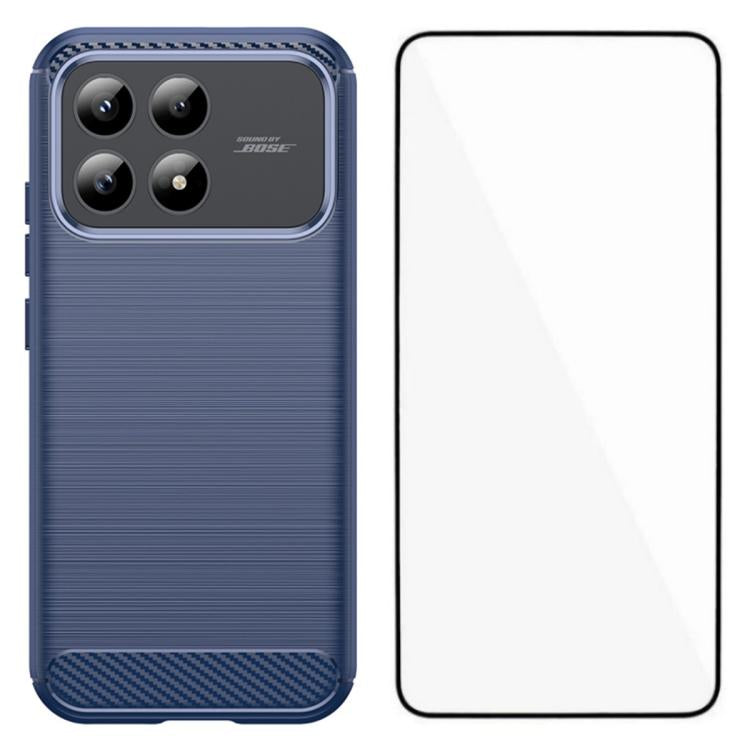 WANLONFENG Brushed Texture Shockproof TPU Phone Case with Screen Film, For Redmi Turbo 5 Max 5G, For Redmi Turbo 5 5G Global, For Redmi Note 15 5G Global 164mm, For Redmi K90 Pro Max / Poco F8 Ultra, For Redmi Note 15 4G Global 164mm                   ...