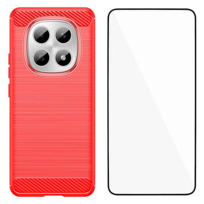 WANLONFENG Brushed Texture Shockproof TPU Phone Case with Screen Film, For Redmi Turbo 5 Max 5G, For Redmi Turbo 5 5G Global, For Redmi Note 15 5G Global 164mm, For Redmi K90 Pro Max / Poco F8 Ultra, For Redmi Note 15 4G Global 164mm                   ...