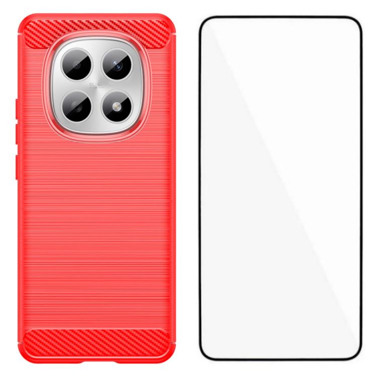 WANLONFENG Brushed Texture Shockproof TPU Phone Case with Screen Film, For Redmi Turbo 5 Max 5G, For Redmi Turbo 5 5G Global, For Redmi Note 15 5G Global 164mm, For Redmi K90 Pro Max / Poco F8 Ultra, For Redmi Note 15 4G Global 164mm                   ...