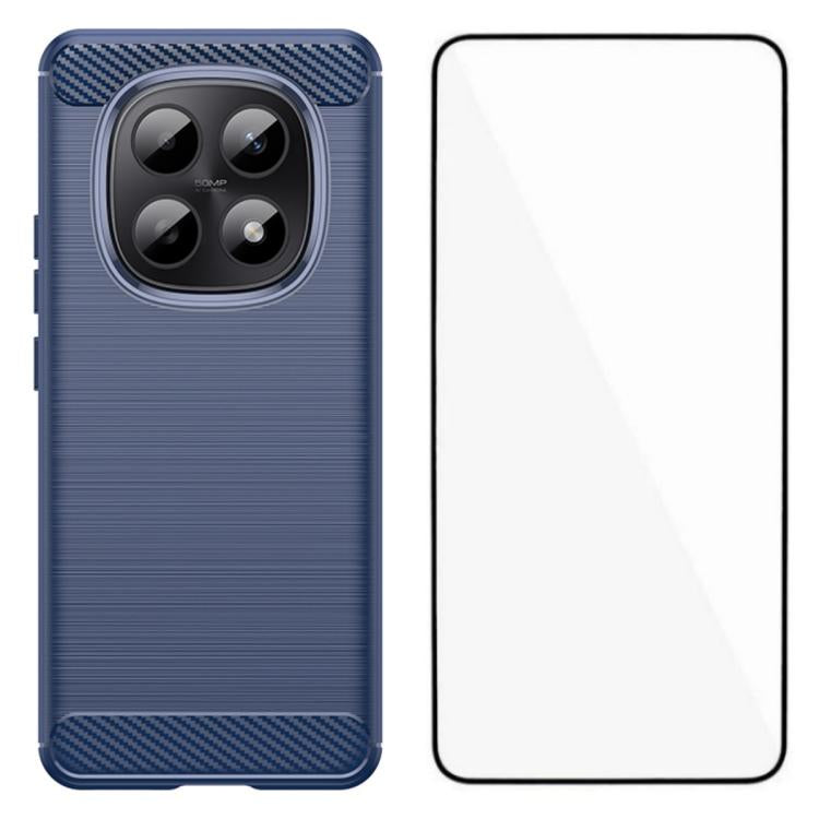 WANLONFENG Brushed Texture Shockproof TPU Phone Case with Screen Film, For Redmi Turbo 5 Max 5G, For Redmi Turbo 5 5G Global, For Redmi Note 15 5G Global 164mm, For Redmi K90 Pro Max / Poco F8 Ultra, For Redmi Note 15 4G Global 164mm                   ...