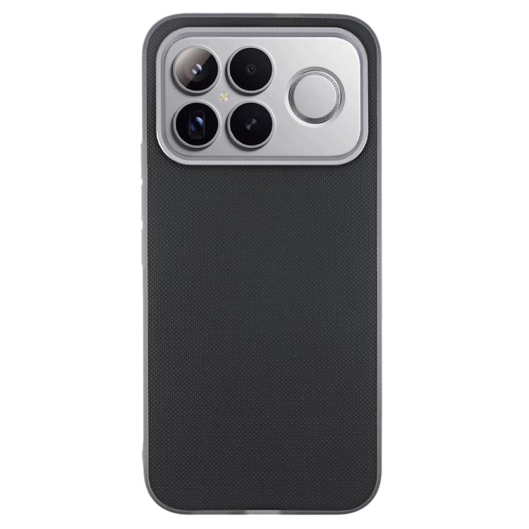 Matte Grid Texture Vegan Leather Phone Case, For Redmi K90, For Redmi K90 Max