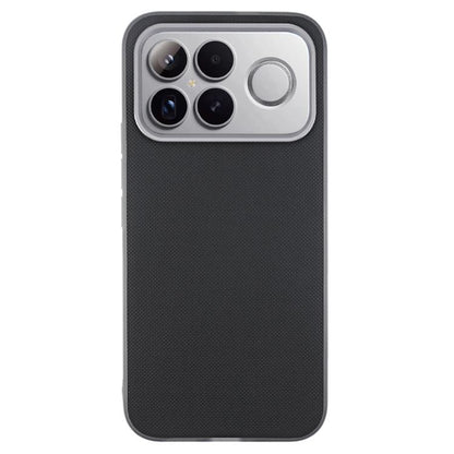 Matte Grid Texture Vegan Leather Phone Case, For Redmi K90, For Redmi K90 Max