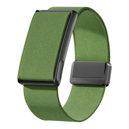 Magnetic Clasp Stretch Nylon Woven Watch Band with Metal Frame, For Amazfit Helio Strap