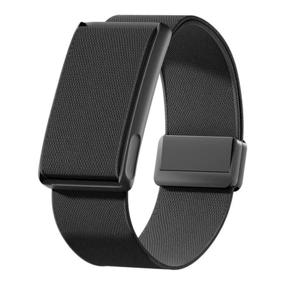 Magnetic Clasp Stretch Nylon Woven Watch Band with Metal Frame, For Amazfit Helio Strap