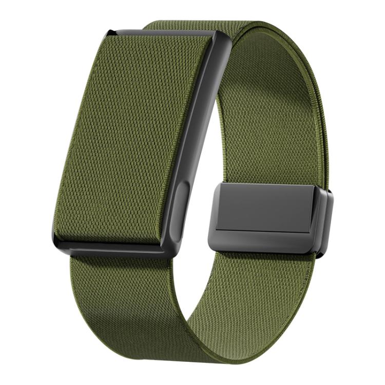 Magnetic Clasp Stretch Nylon Woven Watch Band with Metal Frame, For Amazfit Helio Strap