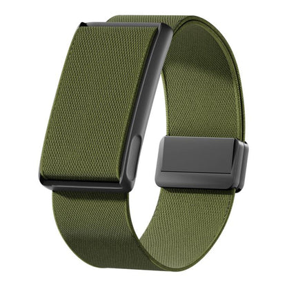 Magnetic Clasp Stretch Nylon Woven Watch Band with Metal Frame, For Amazfit Helio Strap