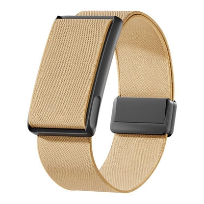 Magnetic Clasp Stretch Nylon Woven Watch Band with Metal Frame, For Amazfit Helio Strap