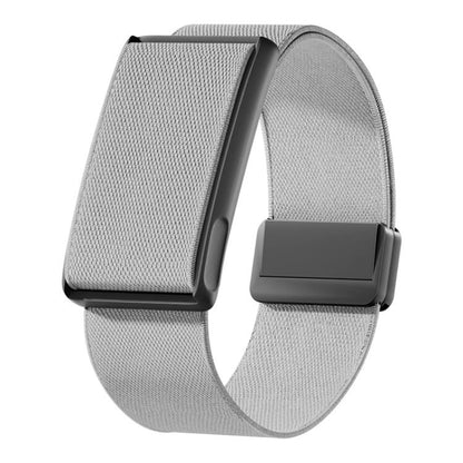 Magnetic Clasp Stretch Nylon Woven Watch Band with Metal Frame, For Amazfit Helio Strap