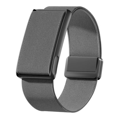 Magnetic Clasp Stretch Nylon Woven Watch Band with Metal Frame, For Amazfit Helio Strap