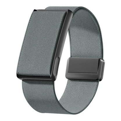 Magnetic Clasp Stretch Nylon Woven Watch Band with Metal Frame, For Amazfit Helio Strap