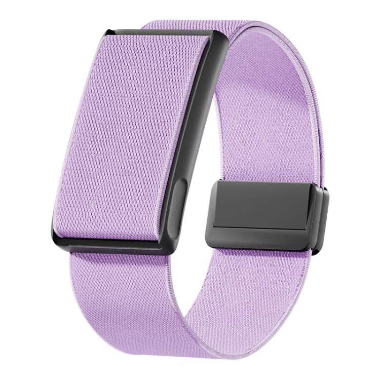 Magnetic Clasp Stretch Nylon Woven Watch Band with Metal Frame, For Amazfit Helio Strap