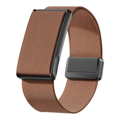 Magnetic Clasp Stretch Nylon Woven Watch Band with Metal Frame, For Amazfit Helio Strap