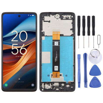 Original LCD Screen Digitizer Full Assembly with Frame, For TCL 50 XL NxtPaper Matte Version, For TCL 50 XL, For TCL 50 XE