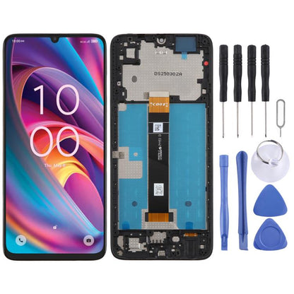Original LCD Screen Digitizer Full Assembly with Frame, For TCL K33 5G, For TCL K32 5G, For TCL 50 XL NxtPaper Matte Version, For TCL 50 XL, For TCL 50 XE
