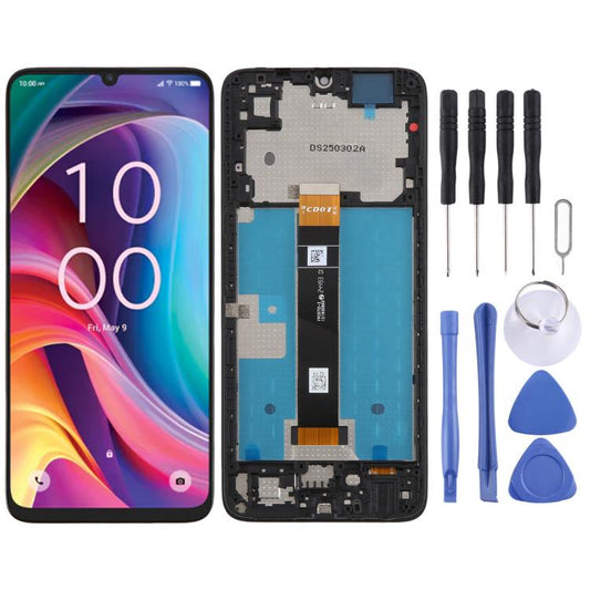 Écran LCD original avec numériseur complet avec cadre, pour TCL K33 5G, pour TCL K32 5G, pour TCL 50 XL NxtPaper version mate, pour TCL 50 XL, pour TCL 50 XE