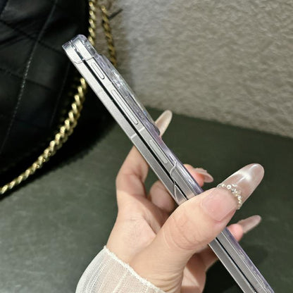 Gilded Shell Pattern Axial Magnetic Phone Case with 360 Holder, For OPPO Find N6 5G