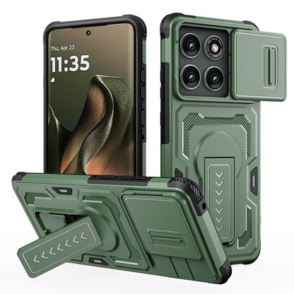 Slid Camera Shield Invisible Holder PC Hybrid TPU Phone Case, For Motorola Moto G Power 2025 / 2026, For Motorola Edge 5G 2025 / Edge 60 Pro, For Motorola Moto G Stylus 5G 2025, For Motorola Moto G 2025