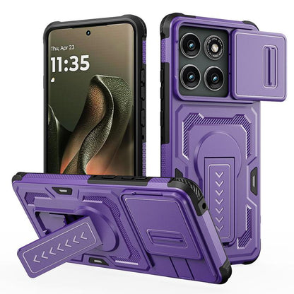 Slid Camera Shield Invisible Holder PC Hybrid TPU Phone Case, For Motorola Moto G Power 2025 / 2026, For Motorola Edge 5G 2025 / Edge 60 Pro, For Motorola Moto G Stylus 5G 2025, For Motorola Moto G 2025