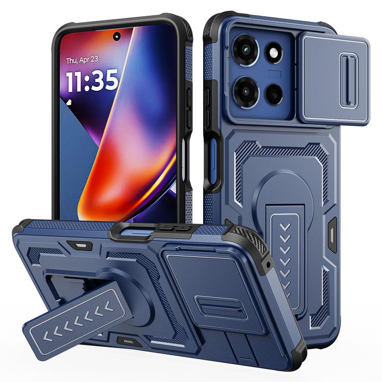 Slid Camera Shield Invisible Holder PC Hybrid TPU Phone Case, For Motorola Moto G Power 2025 / 2026, For Motorola Edge 5G 2025 / Edge 60 Pro, For Motorola Moto G Stylus 5G 2025, For Motorola Moto G 2025