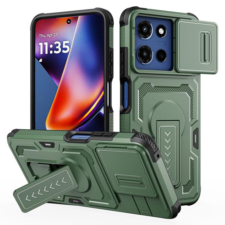 Slid Camera Shield Invisible Holder PC Hybrid TPU Phone Case, For Motorola Moto G Power 2025 / 2026, For Motorola Edge 5G 2025 / Edge 60 Pro, For Motorola Moto G Stylus 5G 2025, For Motorola Moto G 2025