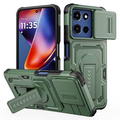 Slid Camera Shield Invisible Holder PC Hybrid TPU Phone Case, For Motorola Moto G Power 2025 / 2026, For Motorola Edge 5G 2025 / Edge 60 Pro, For Motorola Moto G Stylus 5G 2025, For Motorola Moto G 2025