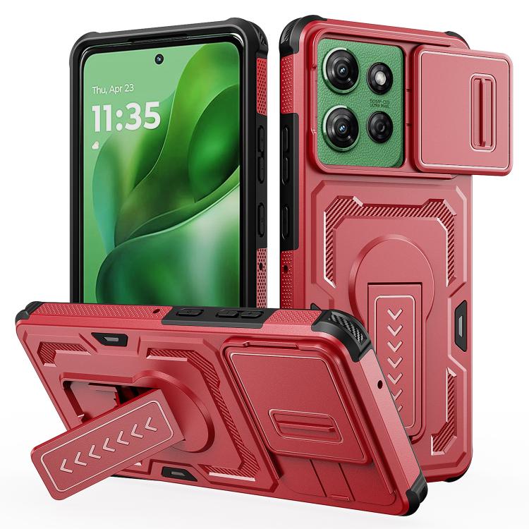 Slid Camera Shield Invisible Holder PC Hybrid TPU Phone Case, For Motorola Moto G Power 2025 / 2026, For Motorola Edge 5G 2025 / Edge 60 Pro, For Motorola Moto G Stylus 5G 2025, For Motorola Moto G 2025