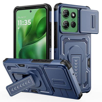 Slid Camera Shield Invisible Holder PC Hybrid TPU Phone Case, For Motorola Moto G Power 2025 / 2026, For Motorola Edge 5G 2025 / Edge 60 Pro, For Motorola Moto G Stylus 5G 2025, For Motorola Moto G 2025