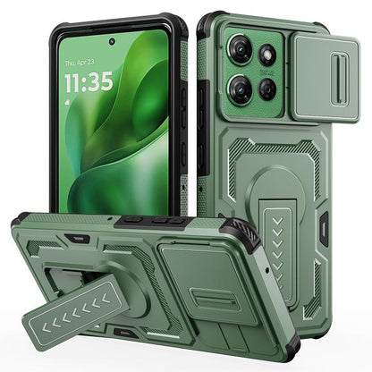 Slid Camera Shield Invisible Holder PC Hybrid TPU Phone Case, For Motorola Moto G Power 2025 / 2026, For Motorola Edge 5G 2025 / Edge 60 Pro, For Motorola Moto G Stylus 5G 2025, For Motorola Moto G 2025