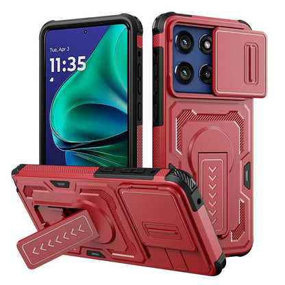Slid Camera Shield Invisible Holder PC Hybrid TPU Phone Case, For Motorola Moto G Power 2025 / 2026, For Motorola Edge 5G 2025 / Edge 60 Pro, For Motorola Moto G Stylus 5G 2025, For Motorola Moto G 2025