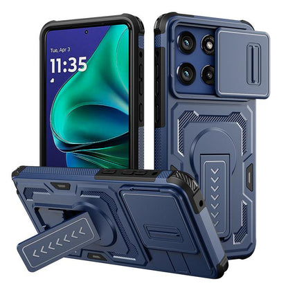 Slid Camera Shield Invisible Holder PC Hybrid TPU Phone Case, For Motorola Moto G Power 2025 / 2026, For Motorola Edge 5G 2025 / Edge 60 Pro, For Motorola Moto G Stylus 5G 2025, For Motorola Moto G 2025