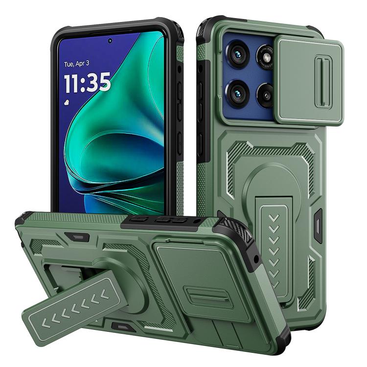 Slid Camera Shield Invisible Holder PC Hybrid TPU Phone Case, For Motorola Moto G Power 2025 / 2026, For Motorola Edge 5G 2025 / Edge 60 Pro, For Motorola Moto G Stylus 5G 2025, For Motorola Moto G 2025