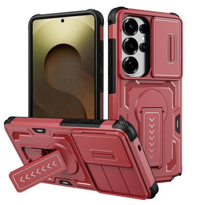 Slid Camera Shield Invisible Holder PC Hybrid TPU Phone Case, For Galaxy S26 Ultra 5G, For Galaxy S26 5G, For Galaxy S25 5G / S24 5G, For Galaxy S25 Ultra 5G
