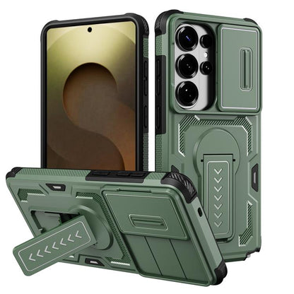 Slid Camera Shield Invisible Holder PC Hybrid TPU Phone Case, For Galaxy S26 Ultra 5G, For Galaxy S26 5G, For Galaxy S25 5G / S24 5G, For Galaxy S25 Ultra 5G