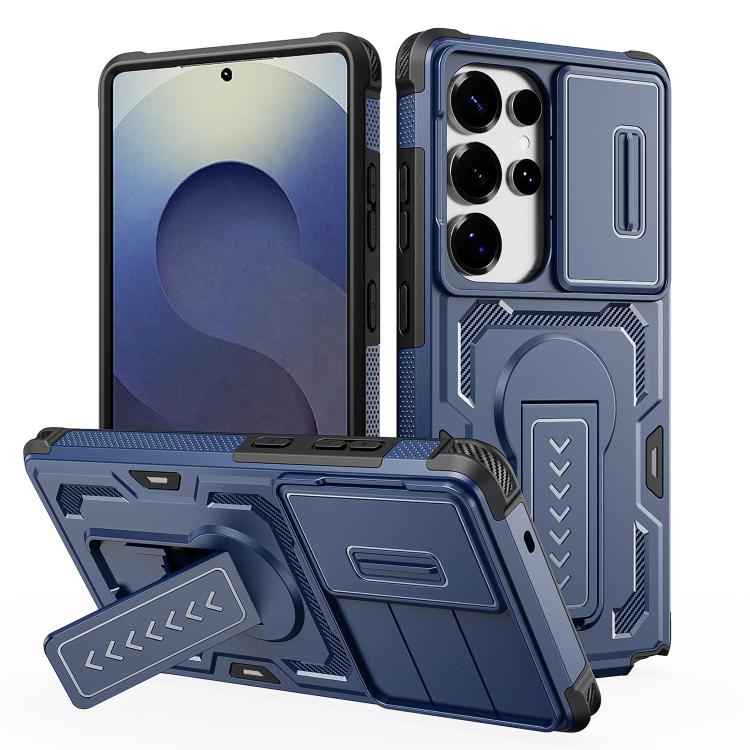 Slid Camera Shield Invisible Holder PC Hybrid TPU Phone Case, For Galaxy S26 Ultra 5G, For Galaxy S26 5G, For Galaxy S25 5G / S24 5G, For Galaxy S25 Ultra 5G