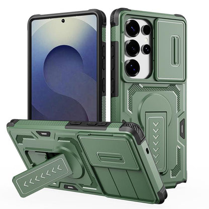 Slid Camera Shield Invisible Holder PC Hybrid TPU Phone Case, For Galaxy S26 Ultra 5G, For Galaxy S26 5G, For Galaxy S25 5G / S24 5G, For Galaxy S25 Ultra 5G