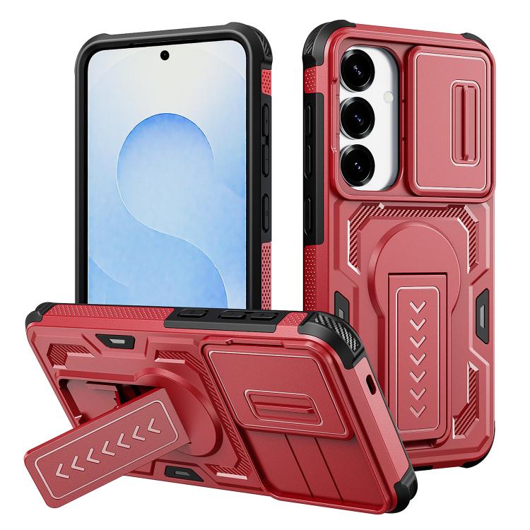 Slid Camera Shield Invisible Holder PC Hybrid TPU Phone Case, For Galaxy S26 Ultra 5G, For Galaxy S26 5G, For Galaxy S25 5G / S24 5G, For Galaxy S25 Ultra 5G