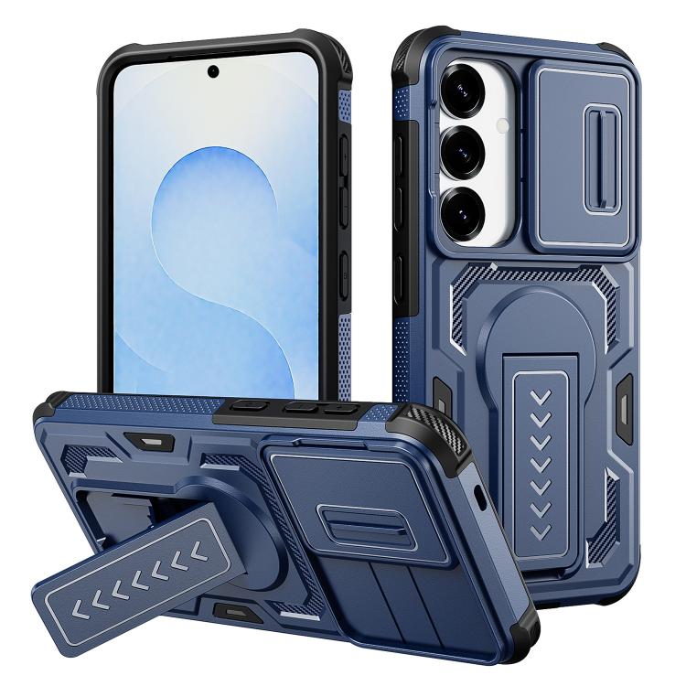 Slid Camera Shield Invisible Holder PC Hybrid TPU Phone Case, For Galaxy S26 Ultra 5G, For Galaxy S26 5G, For Galaxy S25 5G / S24 5G, For Galaxy S25 Ultra 5G
