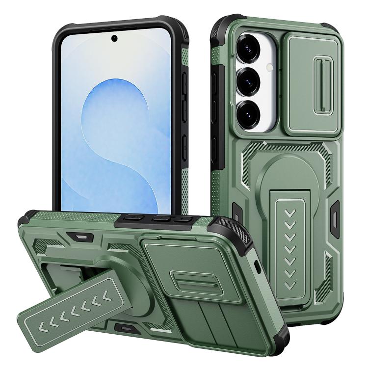 Slid Camera Shield Invisible Holder PC Hybrid TPU Phone Case, For Galaxy S26 Ultra 5G, For Galaxy S26 5G, For Galaxy S25 5G / S24 5G, For Galaxy S25 Ultra 5G