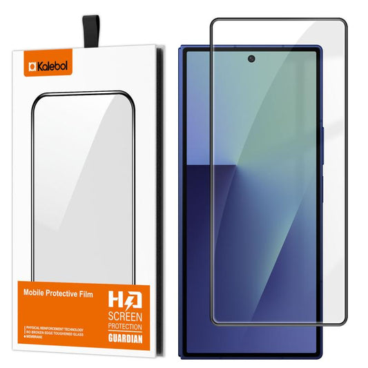 Kalebol High-Aluminum Screen-Printed Full-Coverage Anti-Fingerprint Black-Bordered HD Tempered Glass Film, For Galaxy Z Fold8 Ultra 5G Outer Screen