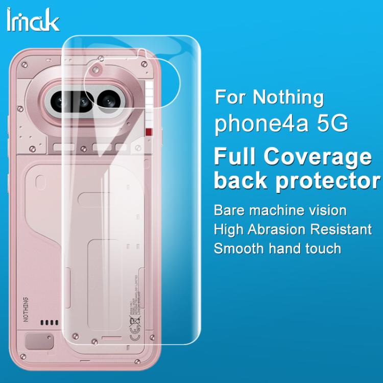 imak 4th Generation Full Coverage Hydrogel Film Back Protector, For Nothing Phone 4a