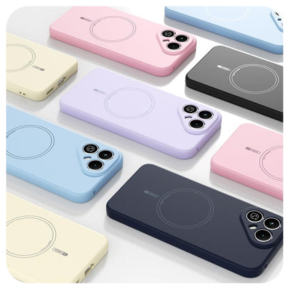 ABEEL Skin-friendly Feel Magsafe Liquid Silicone Phone Case, For Tecno Pova 8 Pro 5G, For Tecno Pova 8 5G, For Tecno Pova Curve 2 5G, For Tecno Spark 50 4G, For Tecno Camon 50 Pro 4G, For Tecno Camon 50 4G, For Tecno Spark Go 3, For Tecno Spark Slim   ...