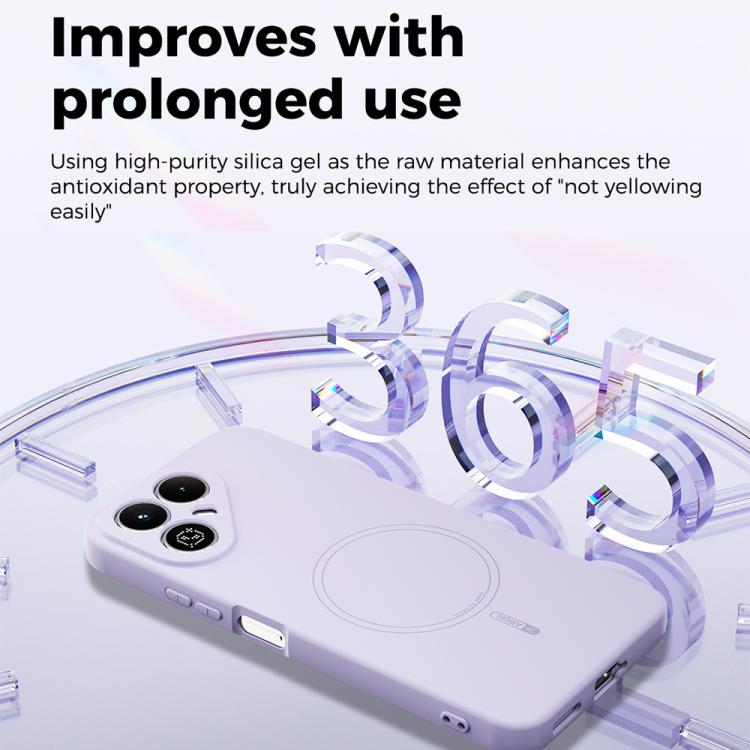 ABEEL Skin-friendly Feel Magsafe Liquid Silicone Phone Case, For Tecno Pova 8 Pro 5G, For Tecno Pova 8 5G, For Tecno Pova Curve 2 5G, For Tecno Spark 50 4G, For Tecno Camon 50 Pro 4G, For Tecno Camon 50 4G, For Tecno Spark Go 3, For Tecno Spark Slim   ...