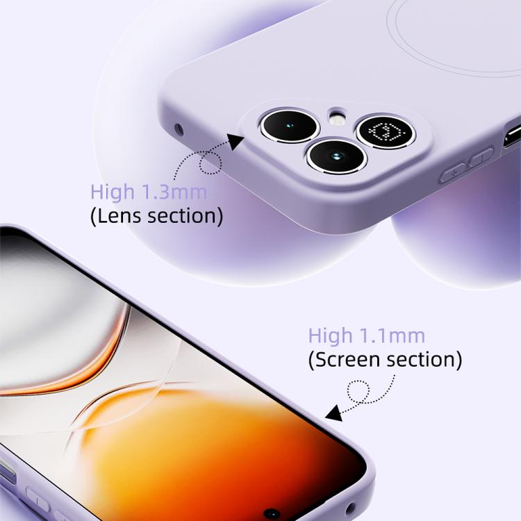ABEEL Skin-friendly Feel Magsafe Liquid Silicone Phone Case, For Tecno Pova 8 Pro 5G, For Tecno Pova 8 5G, For Tecno Pova Curve 2 5G, For Tecno Spark 50 4G, For Tecno Camon 50 Pro 4G, For Tecno Camon 50 4G, For Tecno Spark Go 3, For Tecno Spark Slim   ...