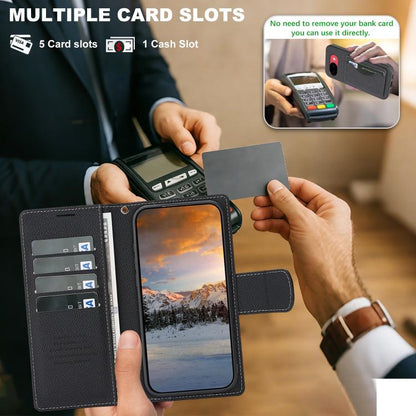 Retro Litchi Texture Vegan Leather Magnetic Wallet Phone Case with Wrist Strap, For Google Pixel 10a, For Google Pixel 10 Pro XL, For Google Pixel 10 / 10 Pro, For Google Pixel 9a, For Google Pixel 9 Pro XL, For Google Pixel 9 / 9 Pro