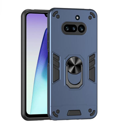 Shockproof Metal Ring Holder Phone Case, For Nothing Phone 4a Pro, For Nothing Phone 4a