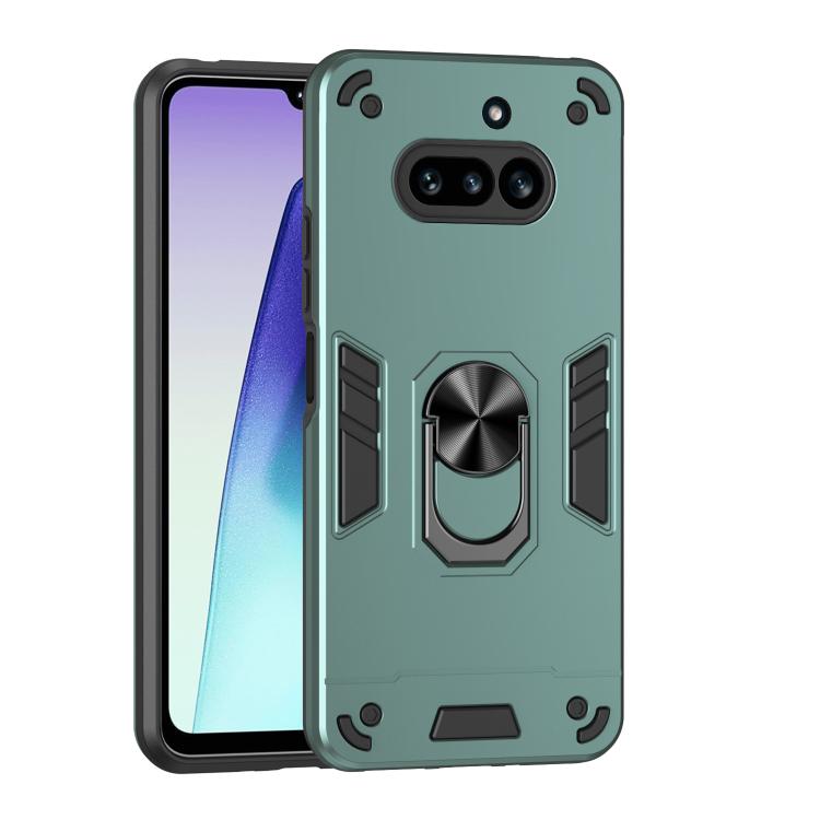 Shockproof Metal Ring Holder Phone Case, For Nothing Phone 4a Pro, For Nothing Phone 4a