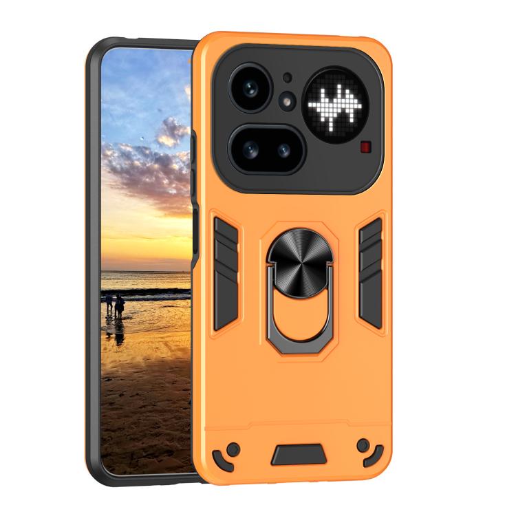 Shockproof Metal Ring Holder Phone Case, For Nothing Phone 4a Pro, For Nothing Phone 4a