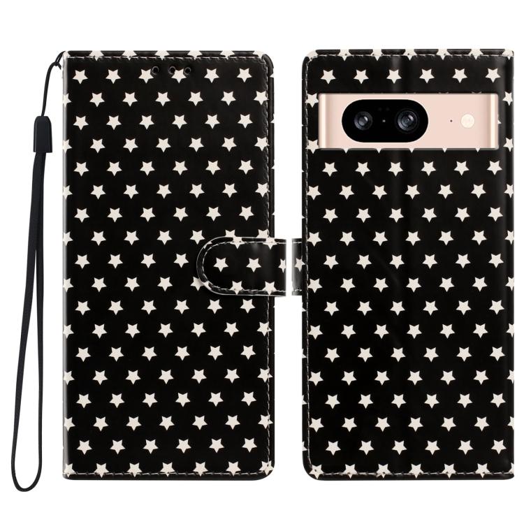 Star Pattern Magnetic Buckle Vegan Leather Phone Case with Wrist Strap, For Google Pixel 11 Pro XL, For Google Pixel 11 Pro, For Google Pixel 10 Pro XL, For Google Pixel 9 Pro / 10 Pro, For Google Pixel 9a, For Google Pixel 8a, For Google Pixel 8 Pro  ...