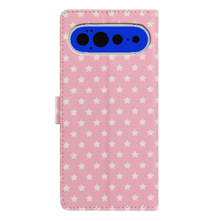 Star Pattern Magnetic Buckle Vegan Leather Phone Case with Wrist Strap, For Google Pixel 11 Pro XL, For Google Pixel 11 Pro, For Google Pixel 10 Pro XL, For Google Pixel 9 Pro / 10 Pro, For Google Pixel 9a, For Google Pixel 8a, For Google Pixel 8 Pro  ...
